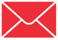 Escape room Bilbao | icono rojo de email