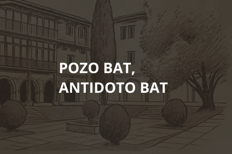 Escape room jokoa Atxuriko Abadia | Abadiako barne-patioaren marrazkia