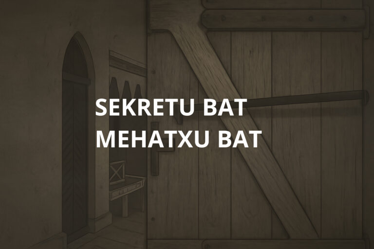Hall Escape room Bilbon | Bidaia Ezezagunerantz sarrerako atea